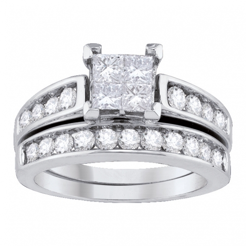 2.00CT Bridal Set – Engagement Ring & Band