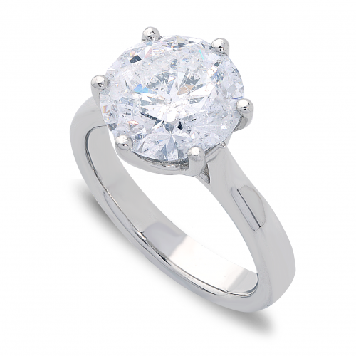 3.85CT Solitaire Ring