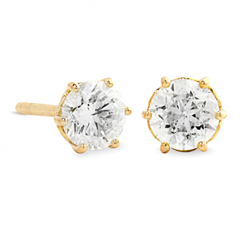 0.81CT Diamond Stud Earrings – Petals Collection